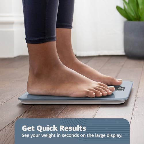 Image of Greater Goods AccuCheck Digital Bathroom Scale for Body Weight (Stone Blue)