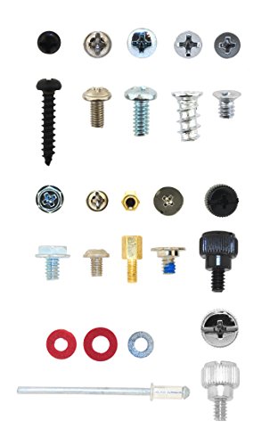 Mudra Crafts Desktop PC Computer Building Case Motherboard Fan Hard Drive Repair Mounting Thumb Screw Washer Assortment Kit (Destop 228 PCs)
