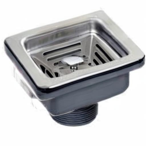 Image of CROCODILE 21x18 Inch 304 Grade Stainless Steel Handmade Kitchen Sink | Single Bowl, Heavy Duty, Anti-Rust, Sound-Dampening Sink for Modern Kitchens