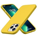 CellEver Ultra Durable Silicone Case for iPhone 13 Pro with 2 Pack Screen Protector [Slim Fit] [3 La