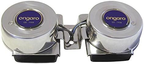 Ongaro SS Mini Compact Twin Horn - 12V