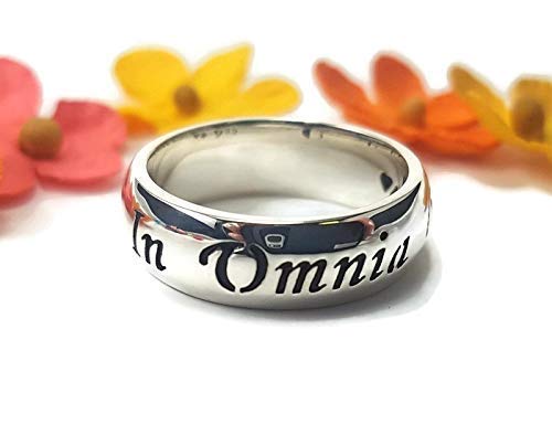 Amazon Com Gilmore Girls Jewelry In Omnia Paratus Ready For Anything Sterling Silver Ring Handmade