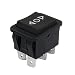 uxcell Momentary 6 Pin DPDT On/Off/On Rocker Switch AC 250V/10A 125V/15A