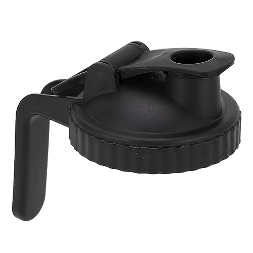 Wide Mouth Mason Jar Lid, Airtight Easy To Clean Mason Jar Pour Spout Lid for Brewing (Black) - Image 4