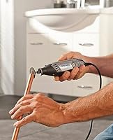 Dremel 3000 Multifunktionswerkzeug 130W, Set mit 15 Zubehörteilen, Variable Drehzahl 10.000-33.000 U/min zum Schneiden, Schleifen, Gravieren, Polieren, Schärfen, Reinigen, Schnitzen – Ansicht 4