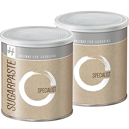 Zuckerpasten Specialist Soft Soft Soft 2 x 1 kg Sugaring die effektive langfristige Haarentfernung ohne Vliesstreifen in der Flicking Technik