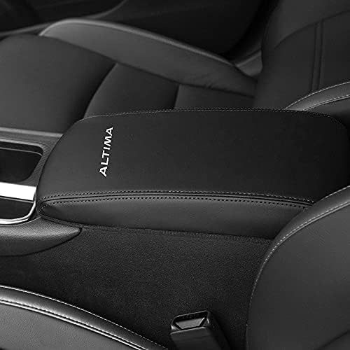 Autoguru Nissan Altima 13-17 Center Console Armrest Real Leather cover black Review