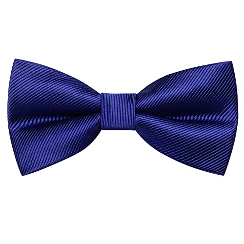 Image of Hi-Tie Bow Ties for Men Pre-Tied Pocket Square with Cufflinks Mens Bowtie Sets for Wedding Formal Party