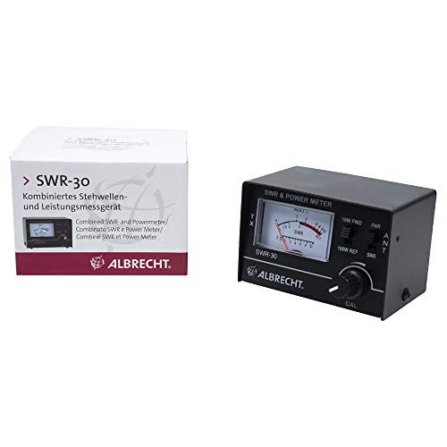 Albrecht SWR-30, PWR Power- Meter, Stehwellen- und Leistungsmessgerät zum Abstimmen von Funkantennen, small