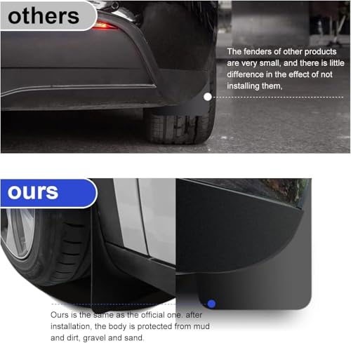 Guardabarros para coche BMW X3 E83 que solucionan los daños por impactos de grava 5