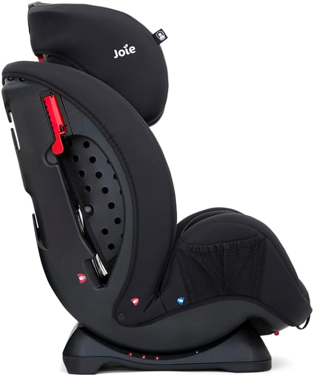 ஜோய் எஸ்tages Coal Car Seat side view with recline lever