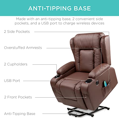 Best Choice Products SKY5895 Pu Leather Electric Power Lift Chair thumb #5