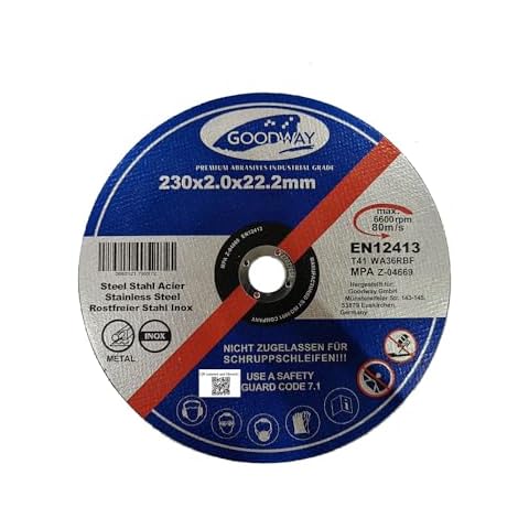 Disques à tronçonner Goodway 230 mm Cover