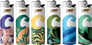 BIC Ecolutions Pocket Lighter, 50-Count Tray of Ecofriendly Candle Lighters, 55% Recycled Metal and 30% Carbon Offset