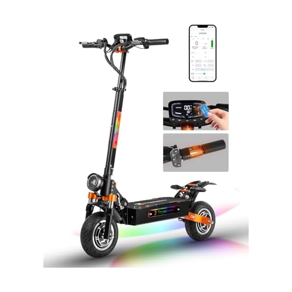 CHEEVALRY Trottinette Électrique Double Moteur 11 Pouces – Tout-Terrain, Autonomie et Puissance 41K2cjOrZ+L. SS600