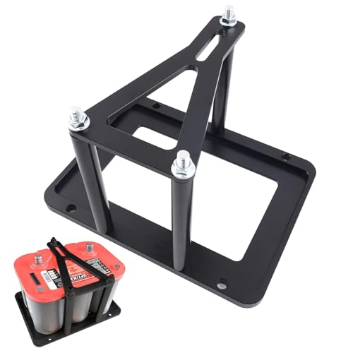 RiAiCiING Universal Battery Tray Hold Down Mount Bracket for Optima Red Yellow Blue Top 34 34/78, D34 D34/78, 34M D34M by RiAiCiING - Used condition - US$32.35