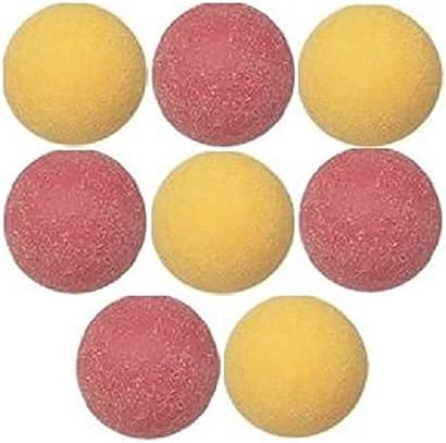 Tornado Official Foosballs Tournament Balls Commercial Quality - Play Like The Pros (2 Balls, Pink and Yellow)