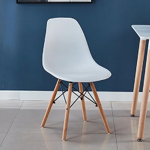 Smte - 503 Retro Chair Set of 4 - White with keychain