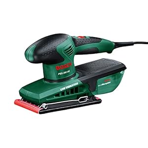 Bosch Schwingschleifer PSS 300 AE (250 W, Schwingzahl 14.000-24.000 min-1, Schleiffläche rechteckig 262 cm² (114 x 230 mm))