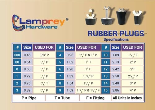 Enchufe de invierno de 1 pulgada LHP6 para sellar tuberías de piscina 4