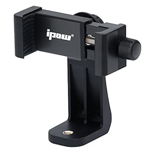Ipow Universal Handy Stativ Adapter Smartphone Halterung Kompatible mit Stativ Tripod Selfie Stick Monopod mit Standard…