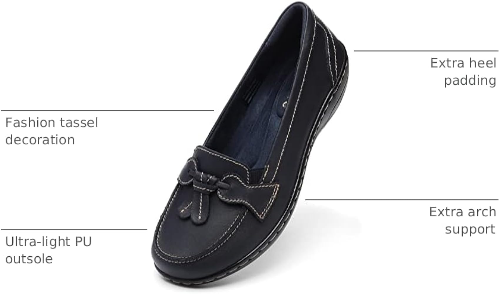 Amazon.com | Artisure Women's Classic Blue Genuine Leather Penny