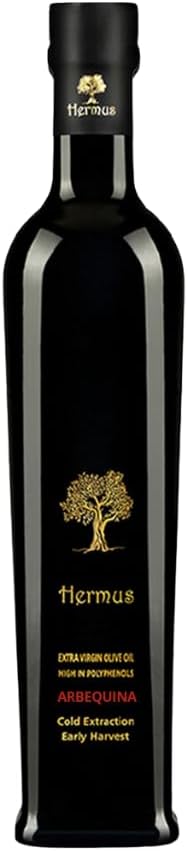 Hermus | Extra Virgin Olive Oil | Award Winning | Premium Quality | %100 Arbequina | Very Early Harvest | High in Polyphenols