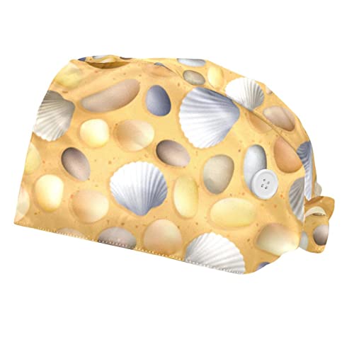 Casquettes de travail ajustables anti-transpiration VERED motif coquillage