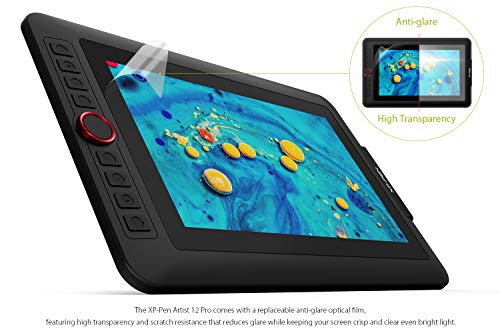 XPPen Artist12 Pro 11.6" Drawing Tablet with Screen Pen Display Full-Laminated Graphics Tablet with Tilt Function Battery-Free Stylus and 8 Shortcut Keys(8192 Levels Pen Pressure and 72% NTSC) by XP-Pen - Image 5