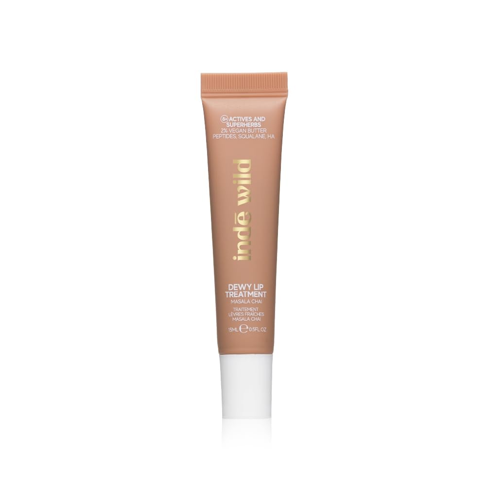 indē wild Masala Chai (15ml) Dewy Lip Balm | Hydrating & Plumping | Lasts 8+ hours | Nude & Non-Sticky | With Natural Desi Ghee, Peptides, Hyaluronic Acid & Shea Butter | Korean Formulation-image-46