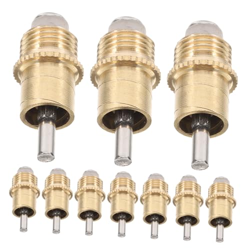 Sosoport 10個 うさぎの酒飲み ウサギの水やり バケツ ウサギの自動給水器 メタルラビットフィーダー 屋外ウサギの餌箱 自動ウサギニップルドリンカー ウサギの水 Golden 銅