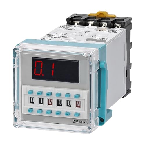 Relais temporisé numérique QM4H programmation précise DH48S 380V