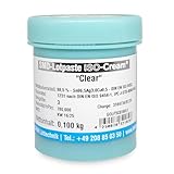 GALLUNOPTIMAL by FELDER SMD-Lötpaste ISO-Cream Clear, bleifrei SAC305 Sn96,5Ag3Cu0,5 – Typ 3 (25–45 µm), no-clean REL0, halogenid-/kolophoniumfrei, 217–219 °C, 100 g, für Elektronikindustrie