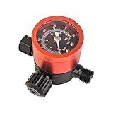 RX Spray 6,35 mm Druckluft-Inline-Mini-Reglerglas für Spritzpistolen-Druckluftwerkzeuge