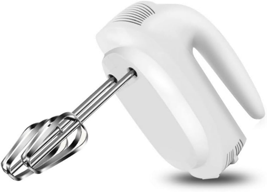 Hand Mixer Electric 120W Power 5-Speed Handheld Mixer Includes Stainless Steel Beaters and Dough Hooks with Turbo