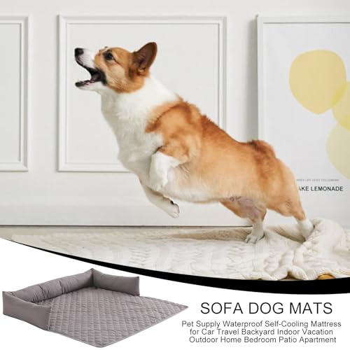 Colchón refrescante para perros en sofá cama ideal para terraza e interior 3