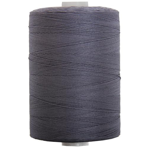 Image of ThreadArt Cotton Quilting Thread, 1000M 50 /3, Pewter Grey 317 | Long staple cotton thread for quilting, sewing and serging. Low-lint, smooth thread for clean stitches and strong seams.