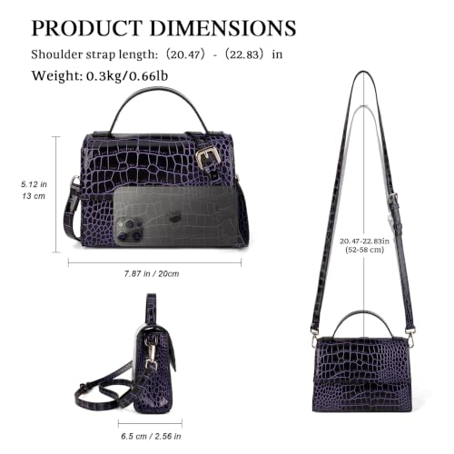 Image of Gladdon Small Crossbody Purse for Womens Trendy Ladies Top Handle Shoulder Bags(S: 5.12''x 7.87''x 2.56'')