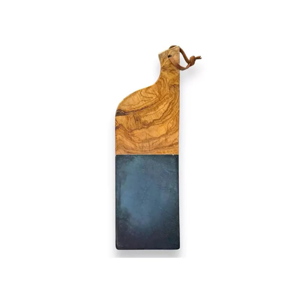 Planche de Marbre Gris Foussana GOLDENARTI pour servir sans altérer les saveurs