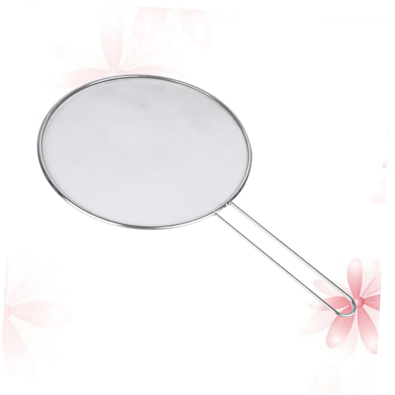 Zerodeko Stainless Strainer Grease Separator Splatter Screen Guards Flour Sieve Fine Sieve Strainer Fine Screen