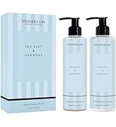 Stoneglow Modern Classics - Sea Salt & Oakmoss - Gift Set (Scented Hand & Body Wash and Scented H...