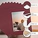 Golden State Art, Pack of 10, 11x14 for 8x10 Color Picture Photo Mat -White-core, Acid-Free - Great for Frames, Artwork, Prints, Pictures, Maroon