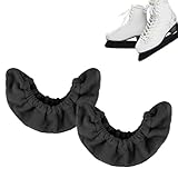 YAYNO Protector de Patines de Hielo,Cubiertas de Hoja de Patinaje Sobre Hielo Protectores de Cuchillas para Patines de Hielo Hombre EláSticosPatines Y Patines De Hielo