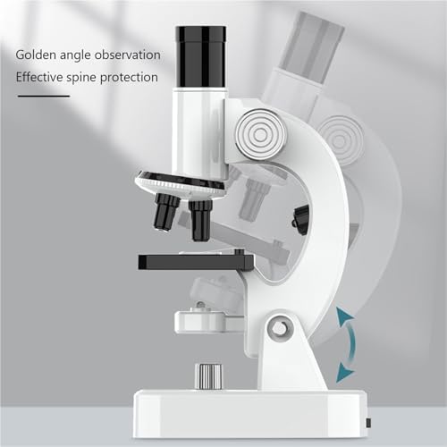 Microscope biologique 200X-1200X haute précision avec kit de lames