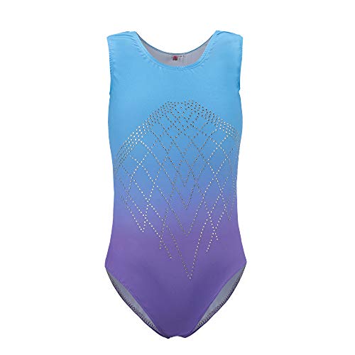 Sinoem Girls Leotards Gymnastics sleeveless 5-6years