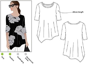 Style Arc Sewing Pattern - Kim Swing Top Sizes 18-30