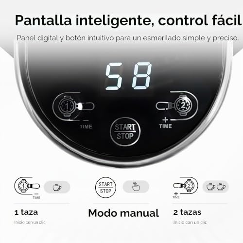 Miniatura 5 de Hibrew G3 - Molinillo De Café, 31 Niveles De Precisión, Molinillo De Café Eléctrico Para Hervidor Turco Espresso Mocha Goteo French Press