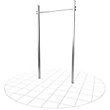 [page_title]-TOLYMP Einfach-Turnreck Starterhorn Sonderhöhe 300 cm eine Klimmzugstange/Turnstange/Turnreck für Outdoor-Fitness, hochwertig aus Edelstahl, für den Garten und die ganze Familie Kinder