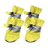 Generisch 2026 4pcs/zapatos de agua, botas de lluvia, zapatos para gatos pequeños cachorros (C, talla única)
