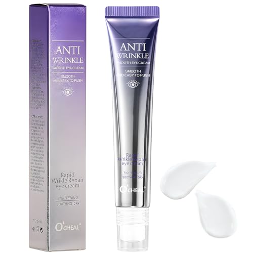 Eye Cream, Anti-age Eye Cream, Moisturizing Eye Cream Against Wrinkles with Hyaluronic Acid and Caffeine for Men and Women 20 ml